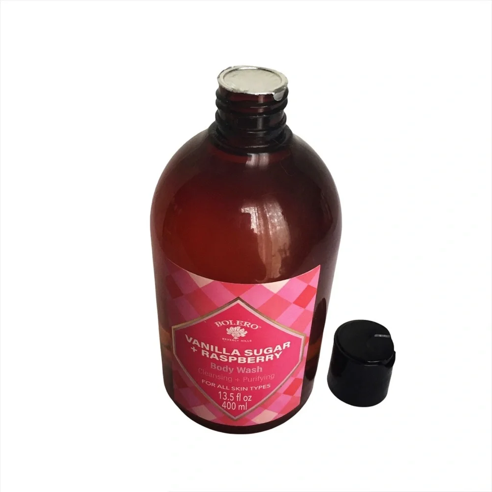 Bolero Vanilla & Raspberry Body Wash and Facial Serum Set